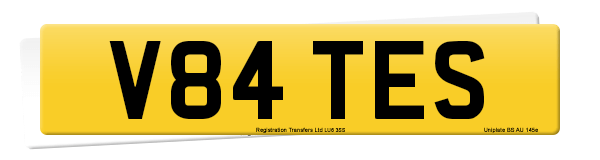 Registration number V84 TES